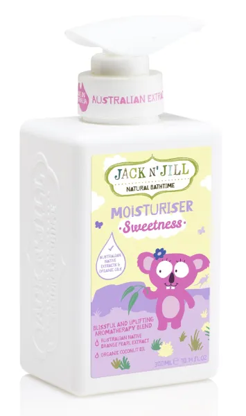 JACK N‘JILL Sweetness hipoalerginis drėkinantis kremas su kokosų ir Ylang Ylang  aliejaus ekstraktais 300ml