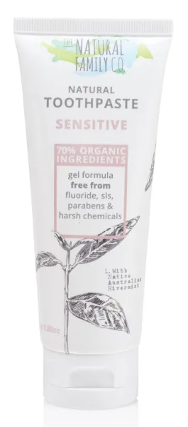 JACK N‘JILL natūrali dantų pasta mažinanti jautrumą be fluoro Sensitive 100ml