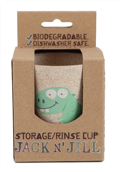 JACK N‘JILL ekologiškas puodelis DINO