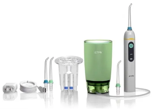Burnos irigatorius JETPIK JP50 Home 2in1 vandens srovė + tarpdančių siūlas