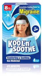 Pleistras Kool'n'Soothe Migraine N4 (nuo migrenos)