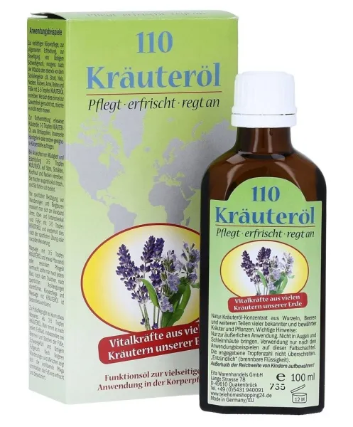 KRAUTEROL 110 žolelių aliejus 100ml