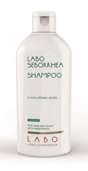 LABO SEBORRHEA šampūnas nuo seborėjos su 3 hialurono rūgštimis MOTERIMS 200ml