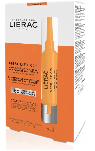 LIERAC MESOLIFT C15 koncentratas 15ml N2