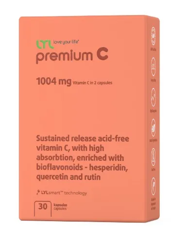 Maisto papildas LYL Premium C vitaminas N30