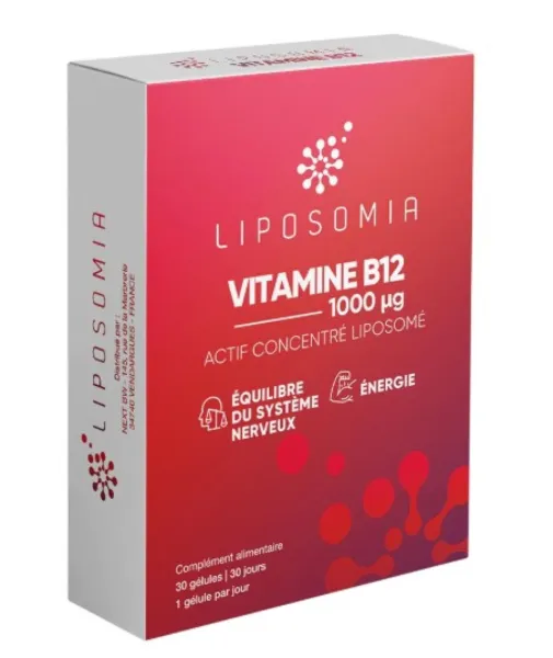 Maisto papildas LIPOSOMIA VITAMIN B12 kapsulės N30