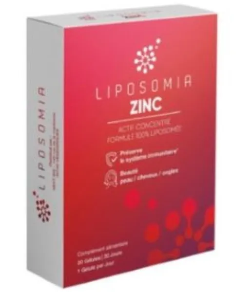Maisto papildas LIPOSOMIA ZINC (Cinkas) kapsulės N30