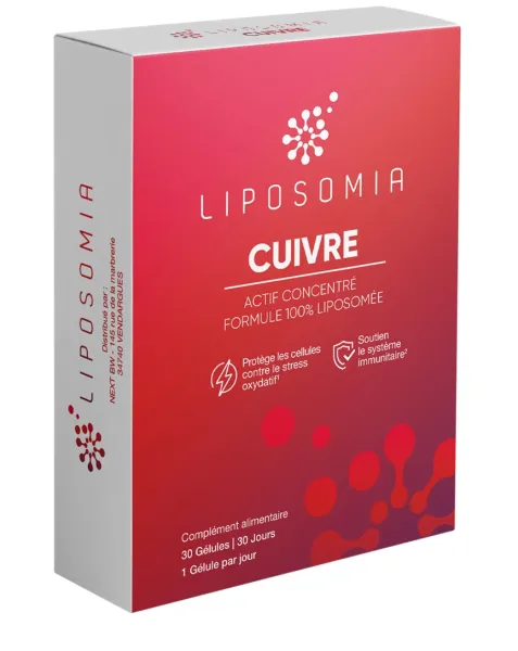 Maisto papildas LIPOSOMIA CUIVRE (Varis) kapsulės N30