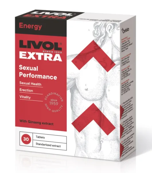 Maisto papildas LIVOL EXTRA Sexual Performance N30