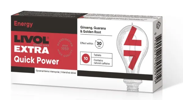 Maisto papildas LIVOL EXTRA Quick Power N10