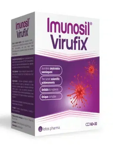 Maisto papildas Imunosil Virufix kapsulės N60+30