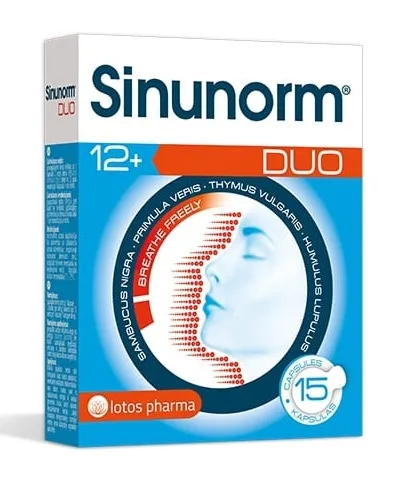 Maisto papildas Sinunorm DUO kapsulės N15