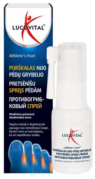 LUCOVITAL purškalas nuo pėdų grybelio 25ml