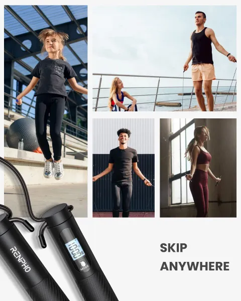 RENPHO Cordless Smart jump Rope