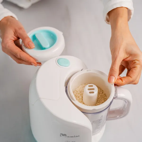 Momini 4in1 Steam Blender with Defrost Function TinyJar