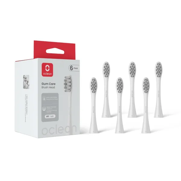 Oclean Professional Gum Care Brush Head W06 White 6 pcs