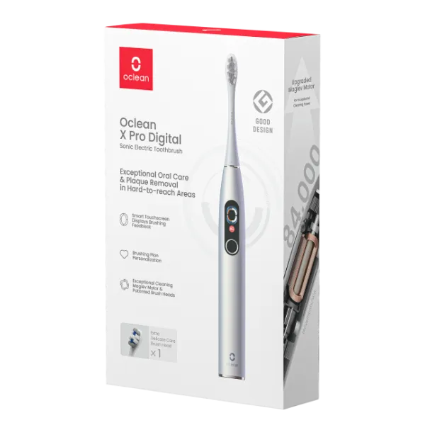 Oclean Electric Toothbrush X Pro Digital Silver