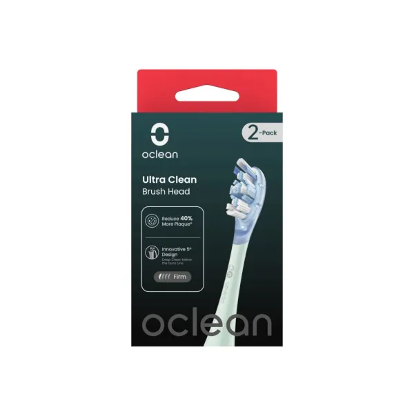 Oclean Ultra White Brush Head 2-PK UW01 G02 Green
