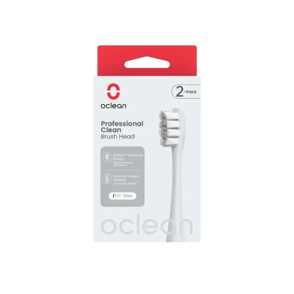 Oclean Professional Clean Brush Head P1C9 Silver 2pcs