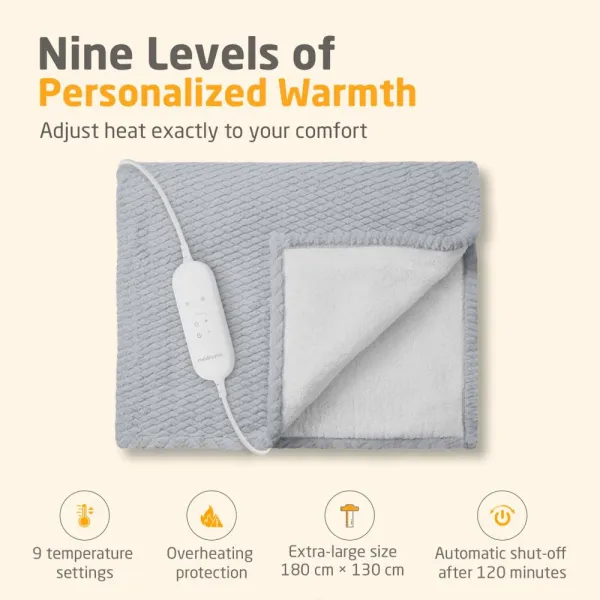 Medisana HB 416 Heated blanket light grey