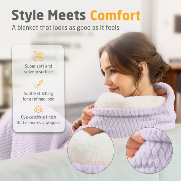 Medisana HB 418 Heated blanket light purple
