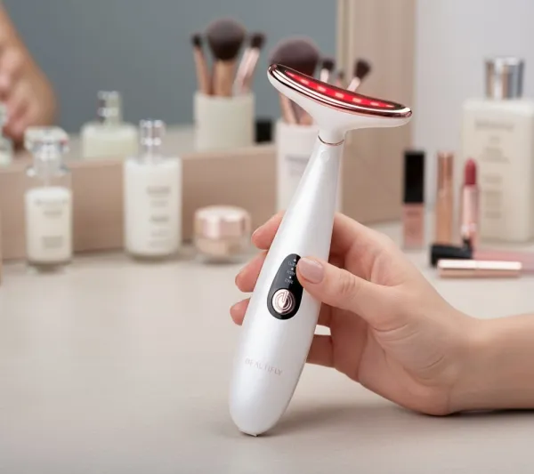Beautifly LumaLift Pro LED Light Therapy Face and Neck Massager