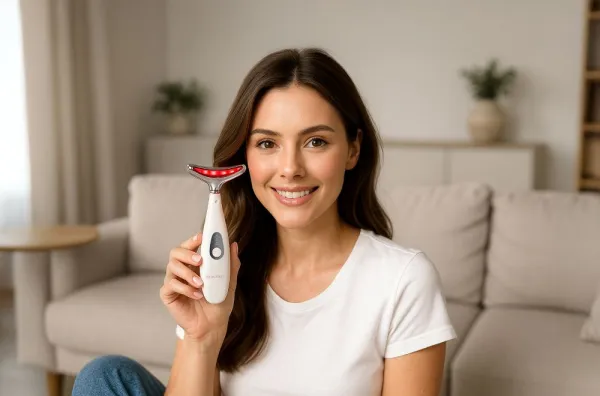 Beautifly LumaLift Pro LED Light Therapy Face and Neck Massager