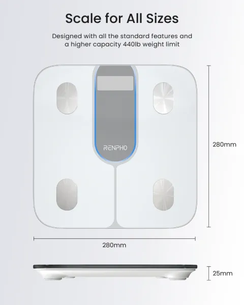 RENPHO Elis 1C Smart Body Scale White