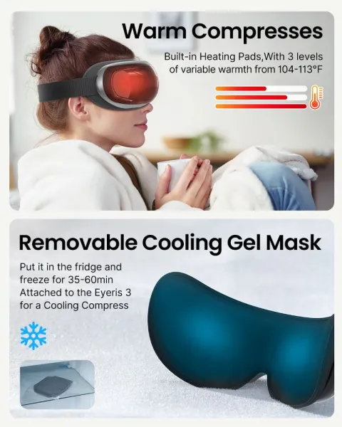 RENPHO Eyeris 3 Eye Massager Black
