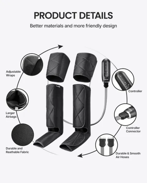RENPHO Aeria Ultimate Thermal 2 Leg Massager With Heat
