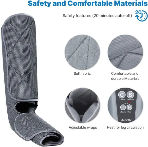 RENPHO Foot & Calf Air Massager With Heat