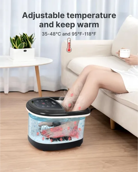 RENPHO Foot Spa Bath Massager Pro JD618