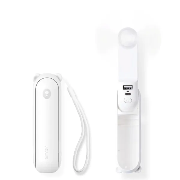 JisuLife Handheld Fan 8 Plus White