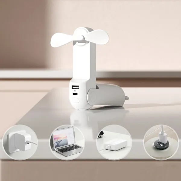 JisuLife Handheld Fan 8 Plus White