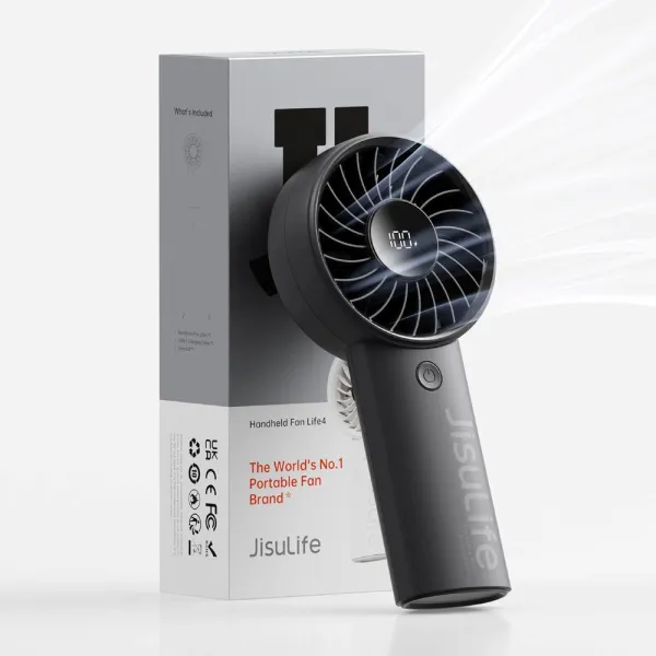 JisuLife Handheld Fan 4 Black