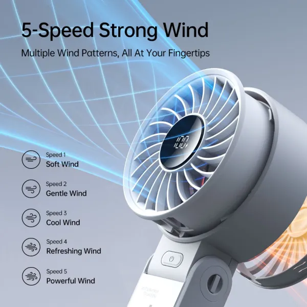 JisuLife Handheld Fan 7 Grey