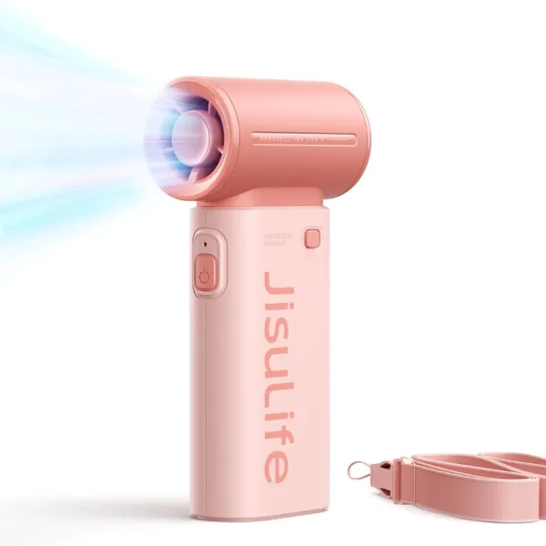 JisuLife Handheld Fan 9 Pink