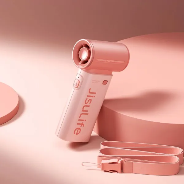 JisuLife Handheld Fan 9 Pink