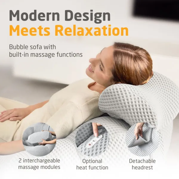 Medisana RS100 Bubble Sofa with Massage Grey