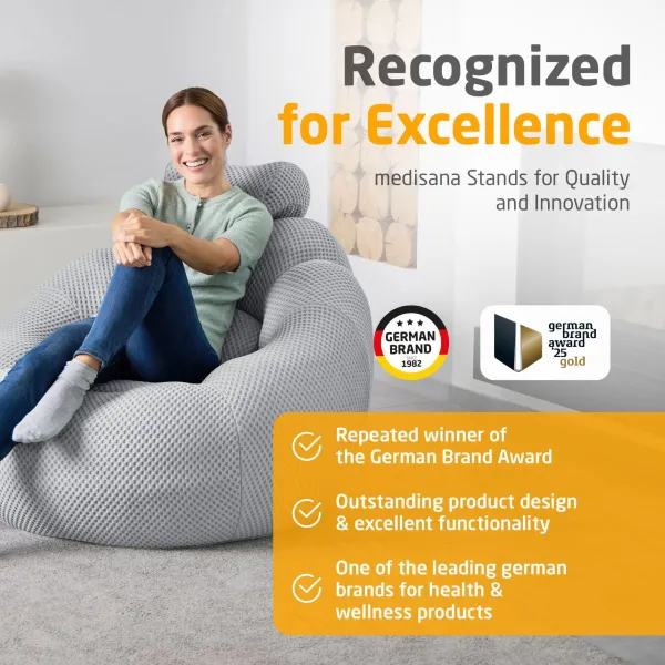 Medisana RS100 Bubble Sofa with Massage Grey