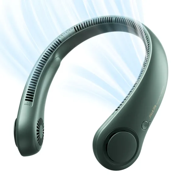 JisuLife Neck Fan 3 Dark Green