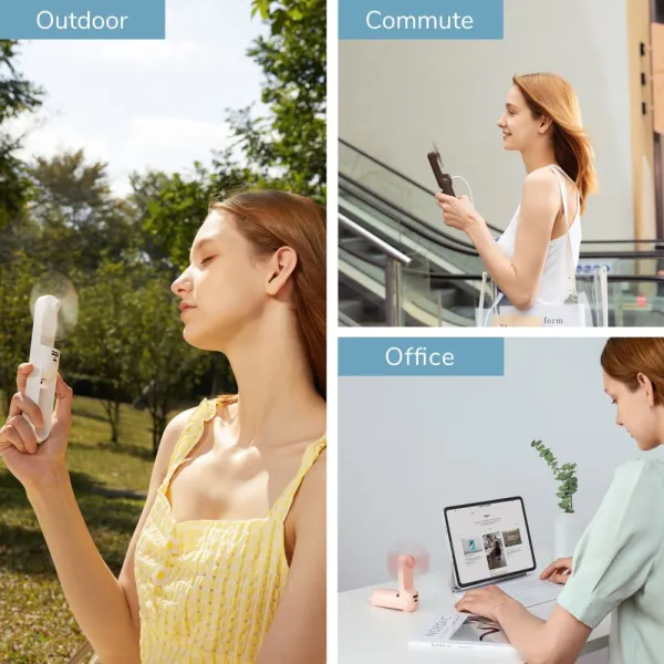JisuLife Handheld Fan 8 White