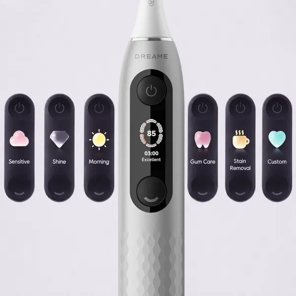 Dreame Sonic Vibration Electric Toothbrush E10F Set Silver