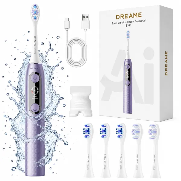 Dreame Sonic Vibration Electric Toothbrush E10F Set Purple