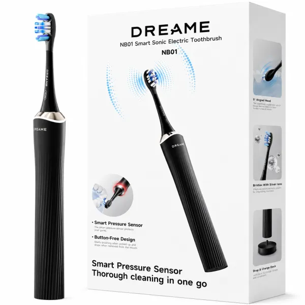 Dreame Sonic Vibration Electric Toothbrush NB01 Set Black