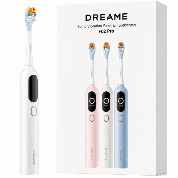 Dreame Sonic Vibration Electric Toothbrush F02 Pro Set White