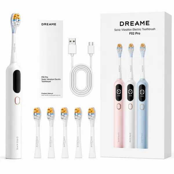 Dreame Sonic Vibration Electric Toothbrush F02 Pro Set White