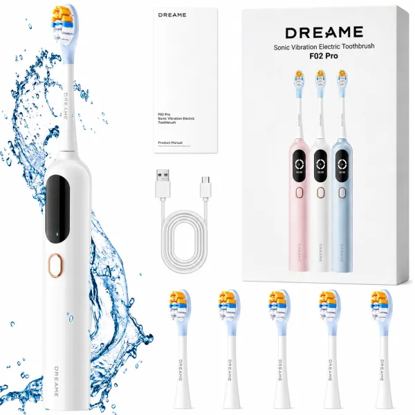 Dreame Sonic Vibration Electric Toothbrush F02 Pro Set White