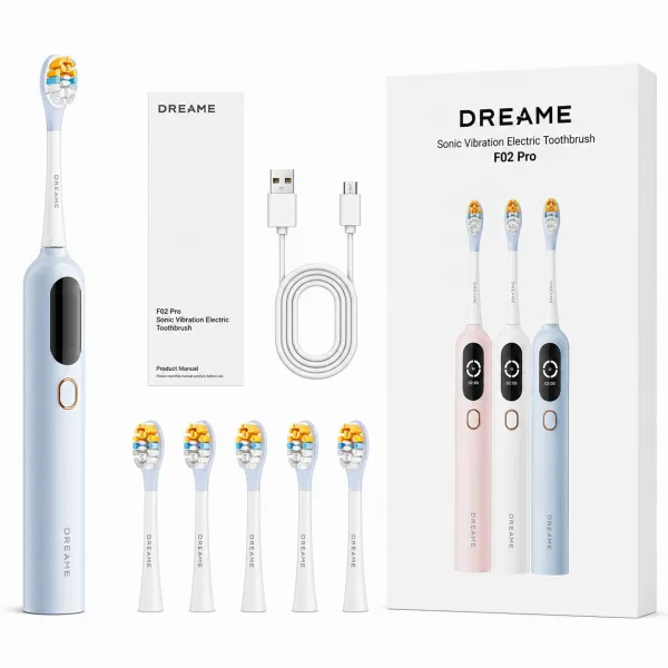 Dreame Sonic Vibration Electric Toothbrush F02 Pro Set Blue