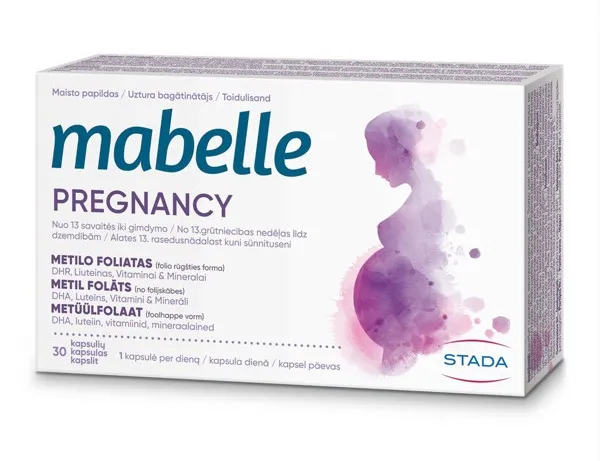Maisto papildas MABELLE Pregnancy kapsulės N30